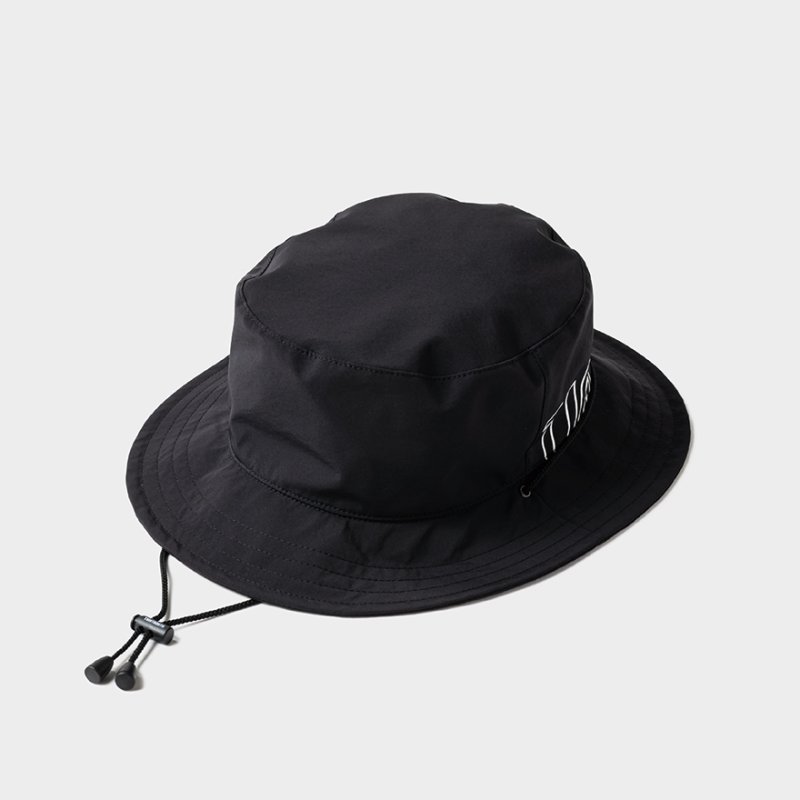 画像1: TIGHTBOOTH/3 LAYER BUCKET HAT（Black）［3レイヤーバケットハット-26夏］