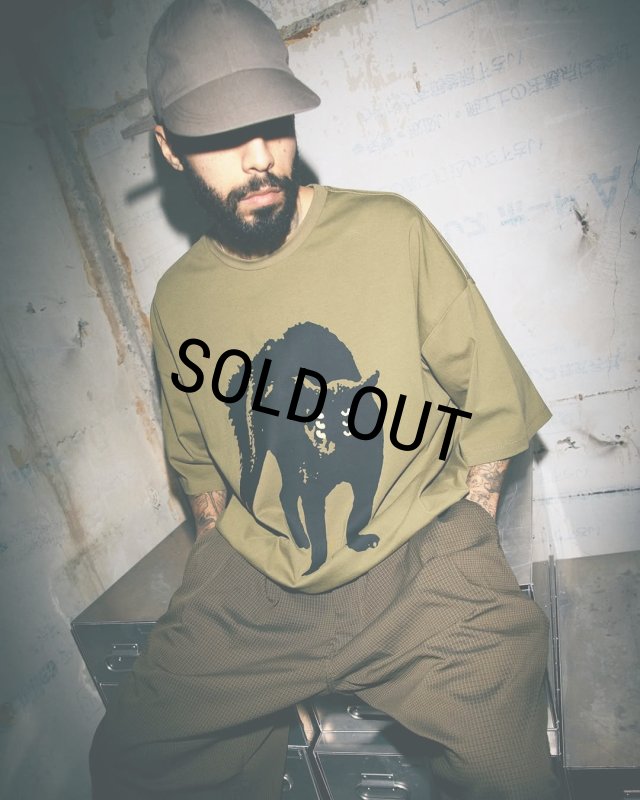 TIGHTBOOTH/NEON EYES S/S T-SHIRT（Charcoal）［ネオンアイズT-26夏