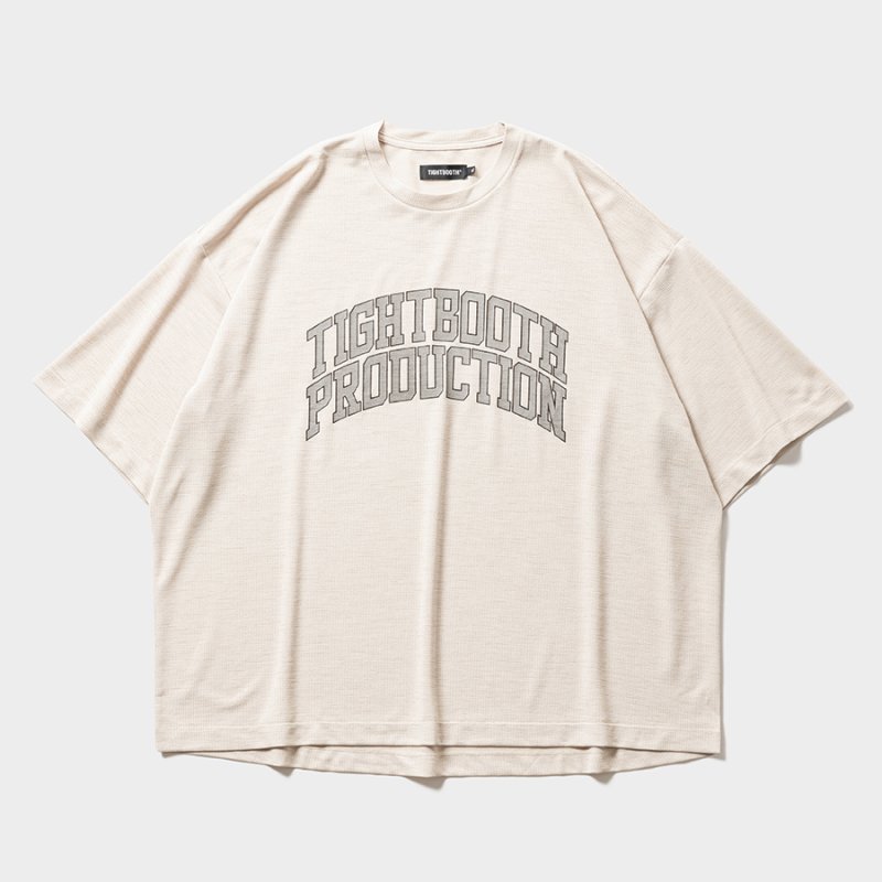 画像1: TIGHTBOOTH/CHIDRY COLLEGE S/S T-SHIRT（Ivory）［カレッジT-26春夏］