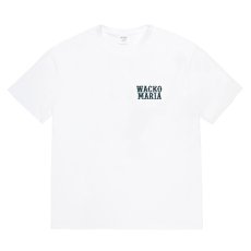 画像1: WACKO MARIA/WASHED HEAVY WEIGHT T-SHIRT（WHITE）［プリント+刺繍T-26春夏］ (1)