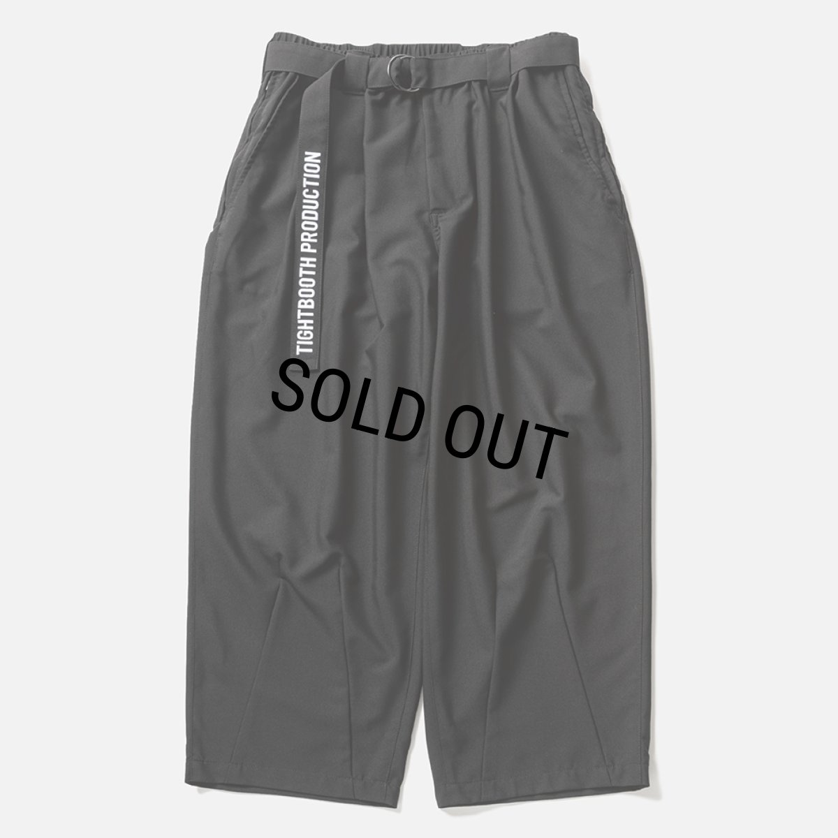 画像1: TIGHTBOOTH/TRO BAGGY SLACKS（Black）［トロバギースラックス-26夏］ (1)