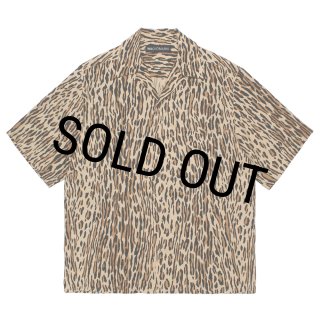 WACKO MARIA/LEOPARD HAWAIIAN SHIRT（BROWN）［レオパードハワイアン