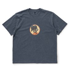 画像1: RATS/BLACK CAT TEE（NAVY）［ブラックキャットT-26春夏］ (1)