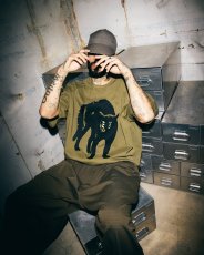 画像2: TIGHTBOOTH/NEON EYES S/S T-SHIRT（Charcoal）［ネオンアイズT-26夏］ (2)