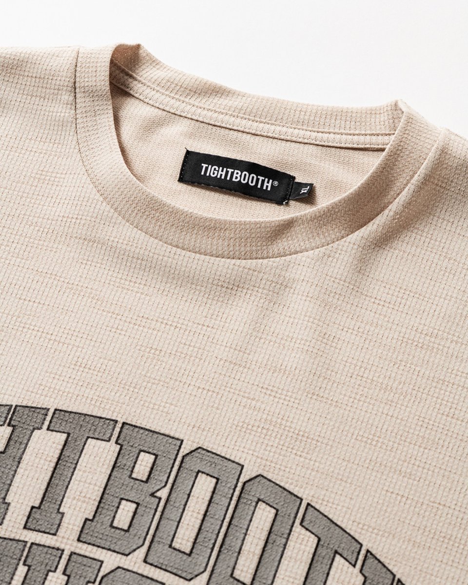 画像2: TIGHTBOOTH/CHIDRY COLLEGE S/S T-SHIRT（Ivory）［カレッジT-26春夏］ (2)