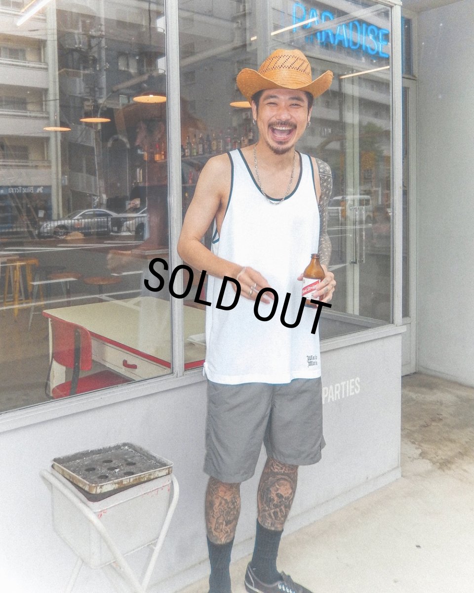 画像3: WACKO MARIA/WASHED HEAVY WEIGHT RINGER TANK TOP（WHITE）［リンガータンクトップ-26春夏］ (3)