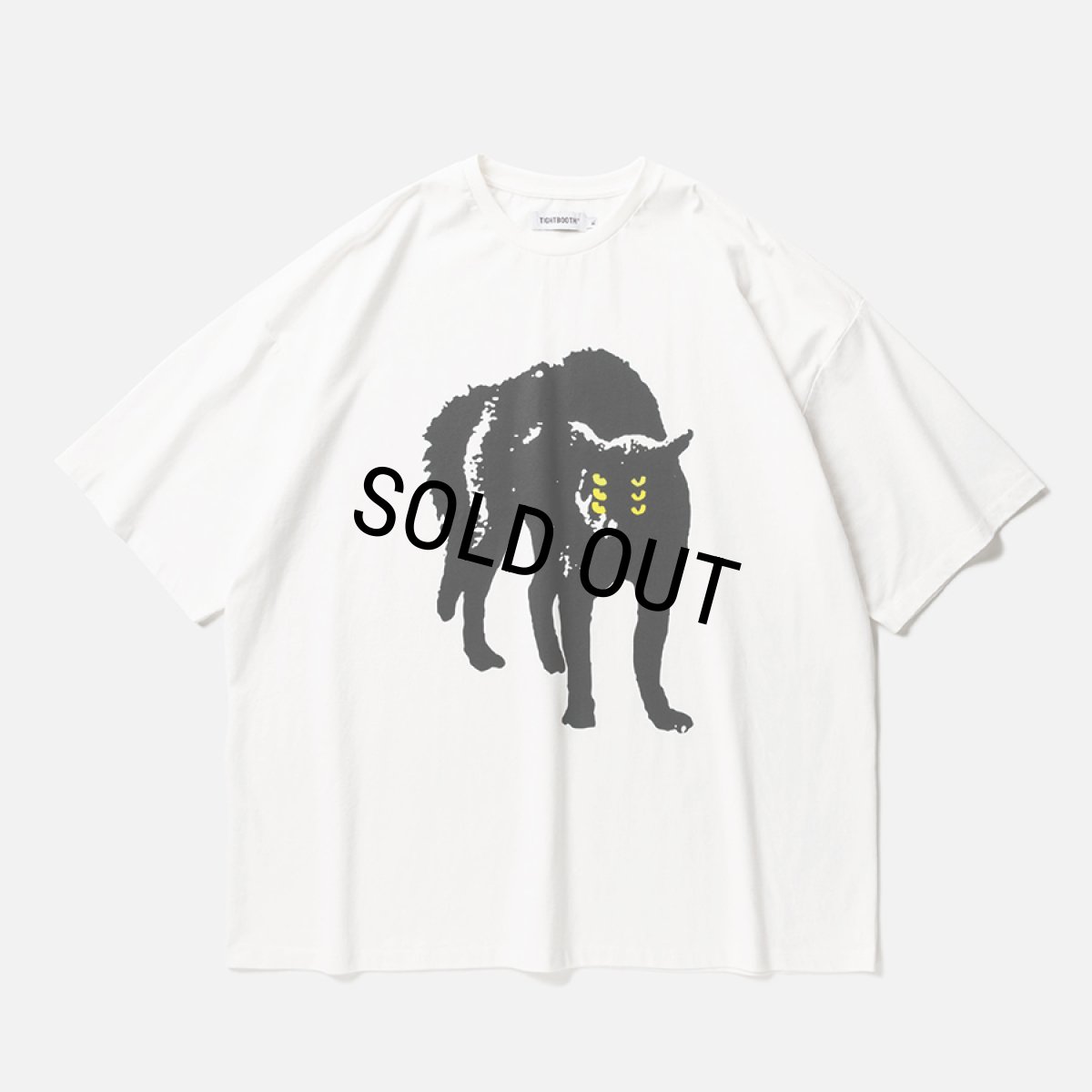 画像1: TIGHTBOOTH/NEON EYES S/S T-SHIRT（White）［ネオンアイズT-26夏］ (1)