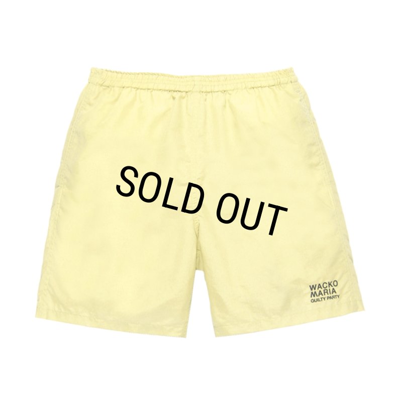 WACKO MARIA/NYLON BOARD SHORTS（YELLOW）［ナイロンボードショーツ