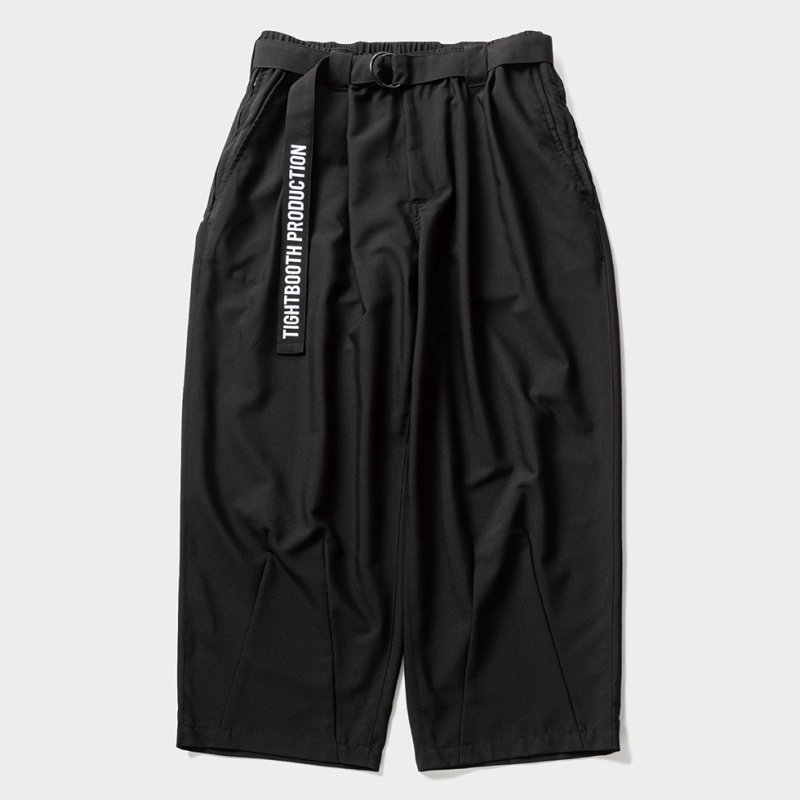 画像1: TIGHTBOOTH/TRO BAGGY SLACKS（Black）［トロバギースラックス-26夏］