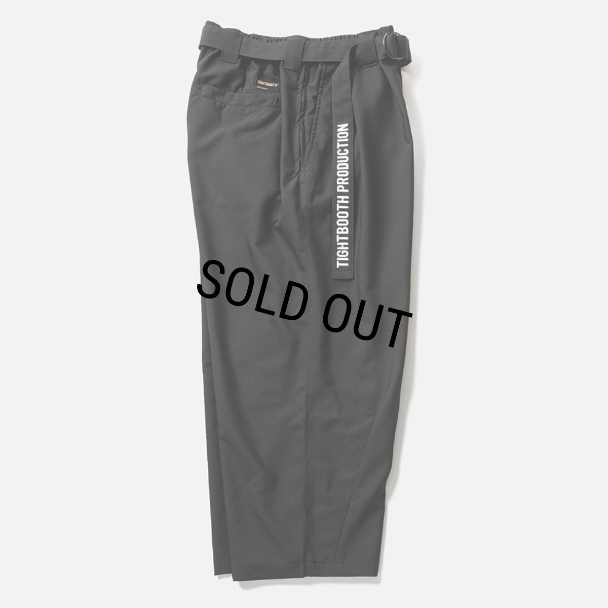 画像2: TIGHTBOOTH/TRO BAGGY SLACKS（Black）［トロバギースラックス-26夏］ (2)