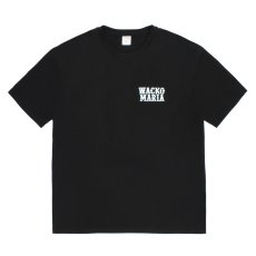 画像1: WACKO MARIA/WASHED HEAVY WEIGHT T-SHIRT（BLACK）［プリント+刺繍T-26春夏］ (1)