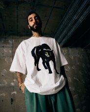 画像2: TIGHTBOOTH/NEON EYES S/S T-SHIRT（White）［ネオンアイズT-26夏］ (2)