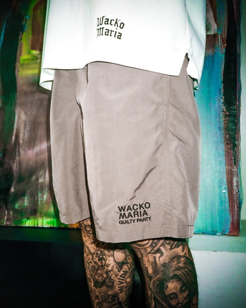 画像5: WACKO MARIA/NYLON BOARD SHORTS（GRAY）［ナイロンボードショーツ-26春夏］ (5)