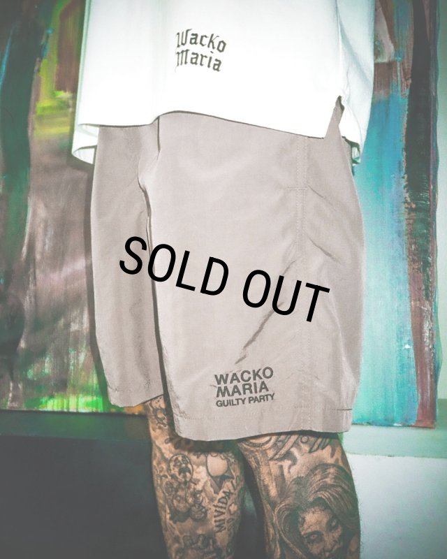 WACKO MARIA/NYLON BOARD SHORTS（GRAY）［ナイロンボードショーツ-26