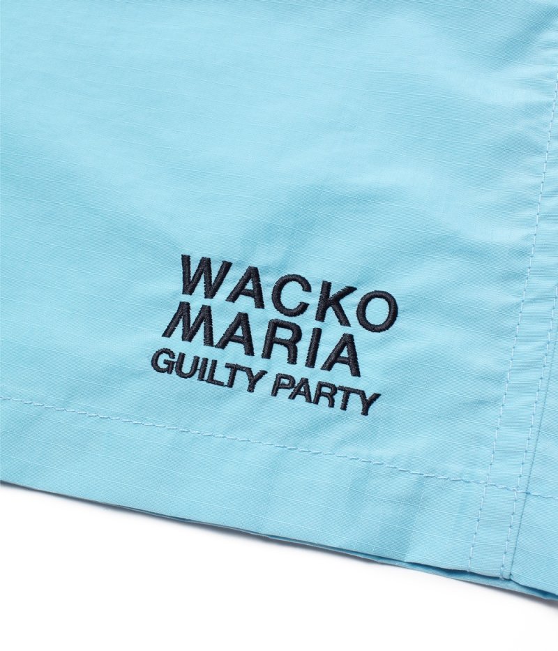 画像2: WACKO MARIA/NYLON BOARD SHORTS（LIGHT BLUE）［ナイロンボードショーツ-26春夏］