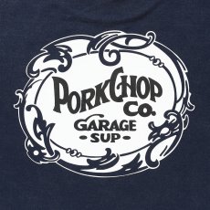 画像4: PORKCHOP/F LEAF LOGO TEE（FADE NAVY）［FリーフロゴT-26春夏］ (4)