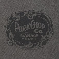 画像3: PORKCHOP/F LEAF LOGO TEE（FADE GRAY）［FリーフロゴT-26春夏］ (3)