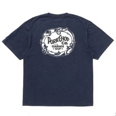 画像1: PORKCHOP/F LEAF LOGO TEE（FADE NAVY）［FリーフロゴT-26春夏］ (1)