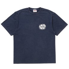 画像2: PORKCHOP/F LEAF LOGO TEE（FADE NAVY）［FリーフロゴT-26春夏］ (2)