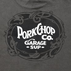 画像4: PORKCHOP/F LEAF LOGO TEE（FADE GRAY）［FリーフロゴT-26春夏］ (4)