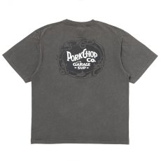 画像1: PORKCHOP/F LEAF LOGO TEE（FADE GRAY）［FリーフロゴT-26春夏］ (1)