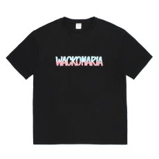 画像1: WACKO MARIA/WASHED HEAVY WEIGHT T-SHIRT（BLACK）［プリント+刺繍T-26春夏］ (1)