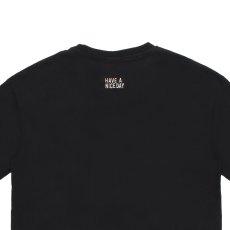 画像4: WACKO MARIA/WASHED HEAVY WEIGHT T-SHIRT（BLACK）［プリント+刺繍T-26春夏］ (4)