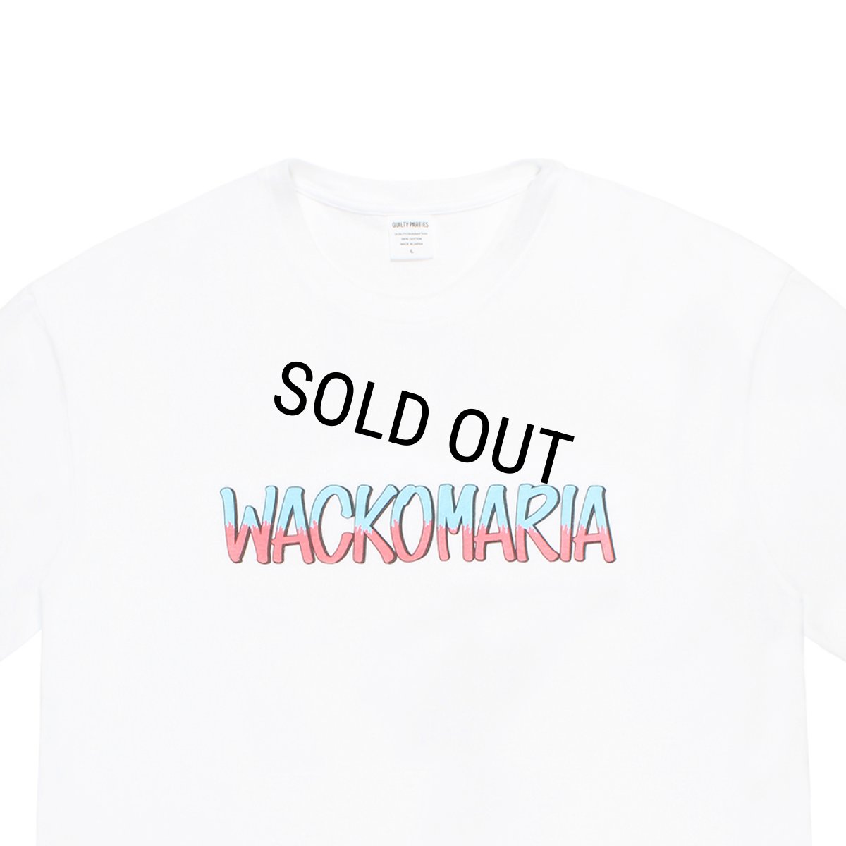 画像3: WACKO MARIA/WASHED HEAVY WEIGHT T-SHIRT（WHITE）［プリント+刺繍T-26春夏］ (3)