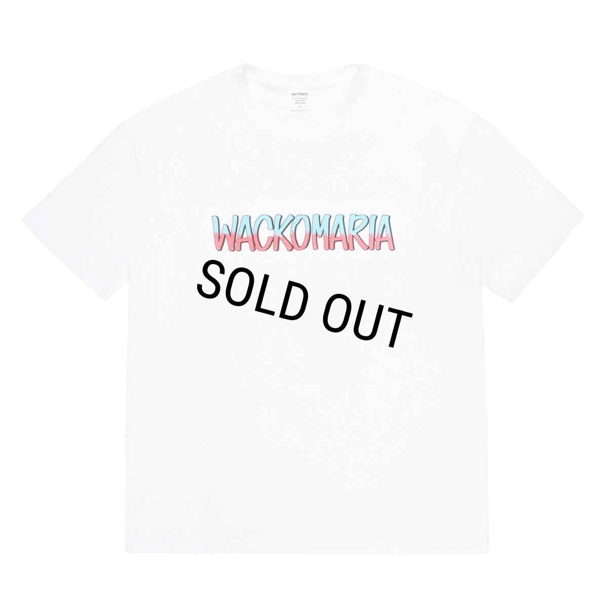 画像1: WACKO MARIA/WASHED HEAVY WEIGHT T-SHIRT（WHITE）［プリント+刺繍T-26春夏］ (1)