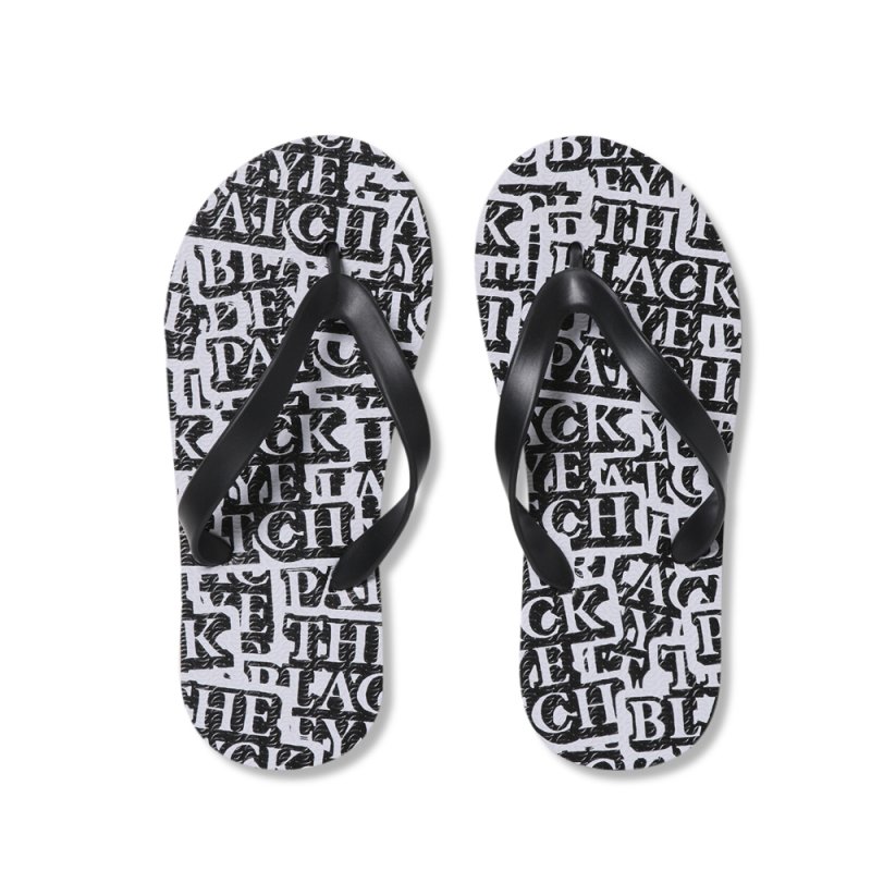 画像1: BlackEyePatch/OG LABEL PATTERNED BEACH SANDALS（MULTI）