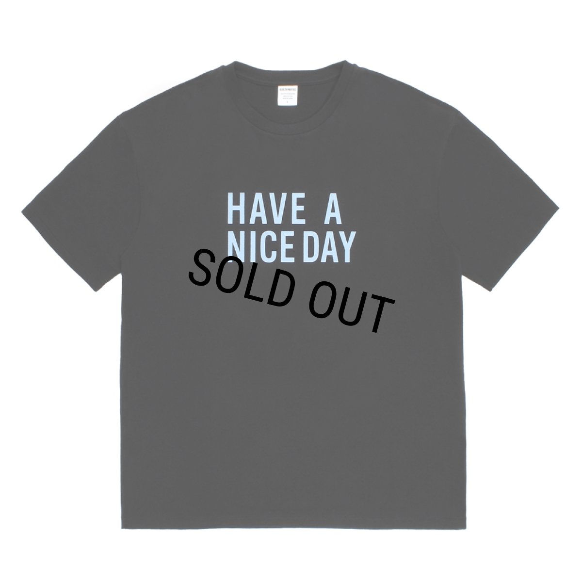 画像1: WACKO MARIA/WASHED HEAVY WEIGHT T-SHIRT（BLACK）［プリントT-26春夏］ (1)