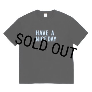 WACKO MARIA/WASHED HEAVY WEIGHT T-SHIRT（BLACK）［プリントT-26春夏
