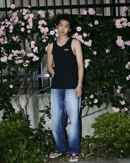 画像3: BlackEyePatch/3 LETTER OE THERMAL TANK TOP（BLACK） (3)