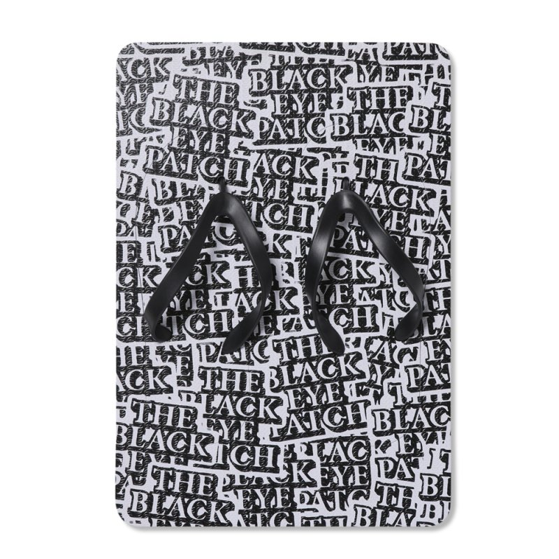 画像2: BlackEyePatch/OG LABEL PATTERNED BEACH SANDALS（MULTI）