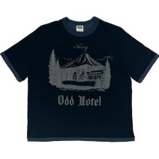 画像1: DAIRIKU/"Odd Hotel" Reverside H-S Tee（Black/Navy）［リバーシブルT-26秋冬］ (1)