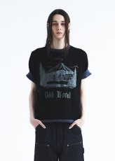 画像3: DAIRIKU/"Odd Hotel" Reverside H-S Tee（Black/Navy）［リバーシブルT-26秋冬］ (3)