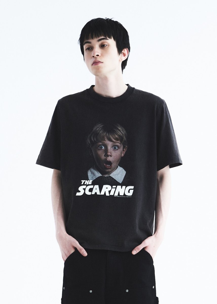画像3: DAIRIKU/"The Scaring" Movie Printed H-S Tee（Sunburn Black）［プリントT-26秋冬］ (3)