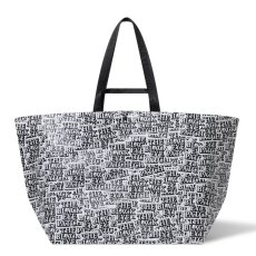 画像1: BlackEyePatch/OG LABEL PATTERNED WOVEN PLASTIC TOTE（MULTI） (1)