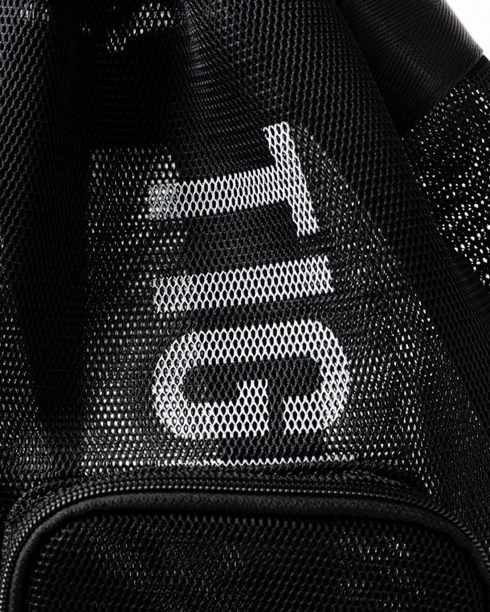 画像6: TIGHTBOOTH/LOGO MESH KNAPSACK（Black）［ロゴメッシュナップサック-26夏］ (6)