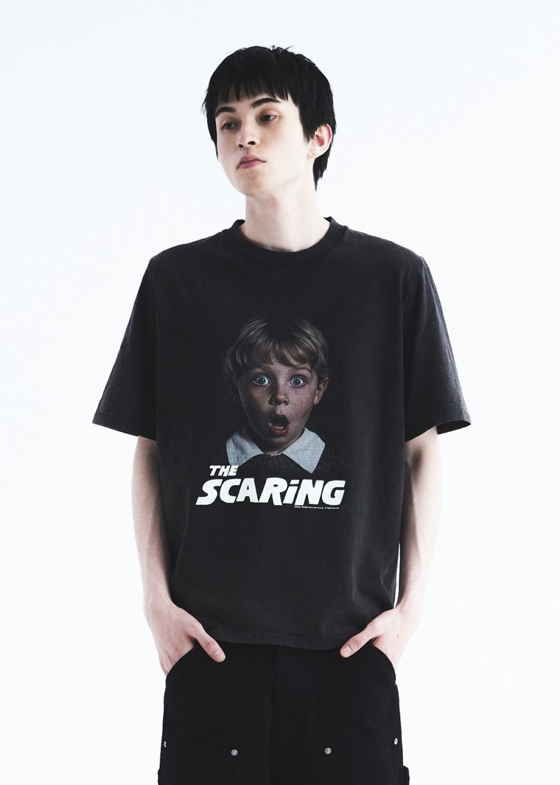 画像3: DAIRIKU/"The Scaring" Movie Printed H-S Tee（Sunburn Black）［プリントT-26秋冬］