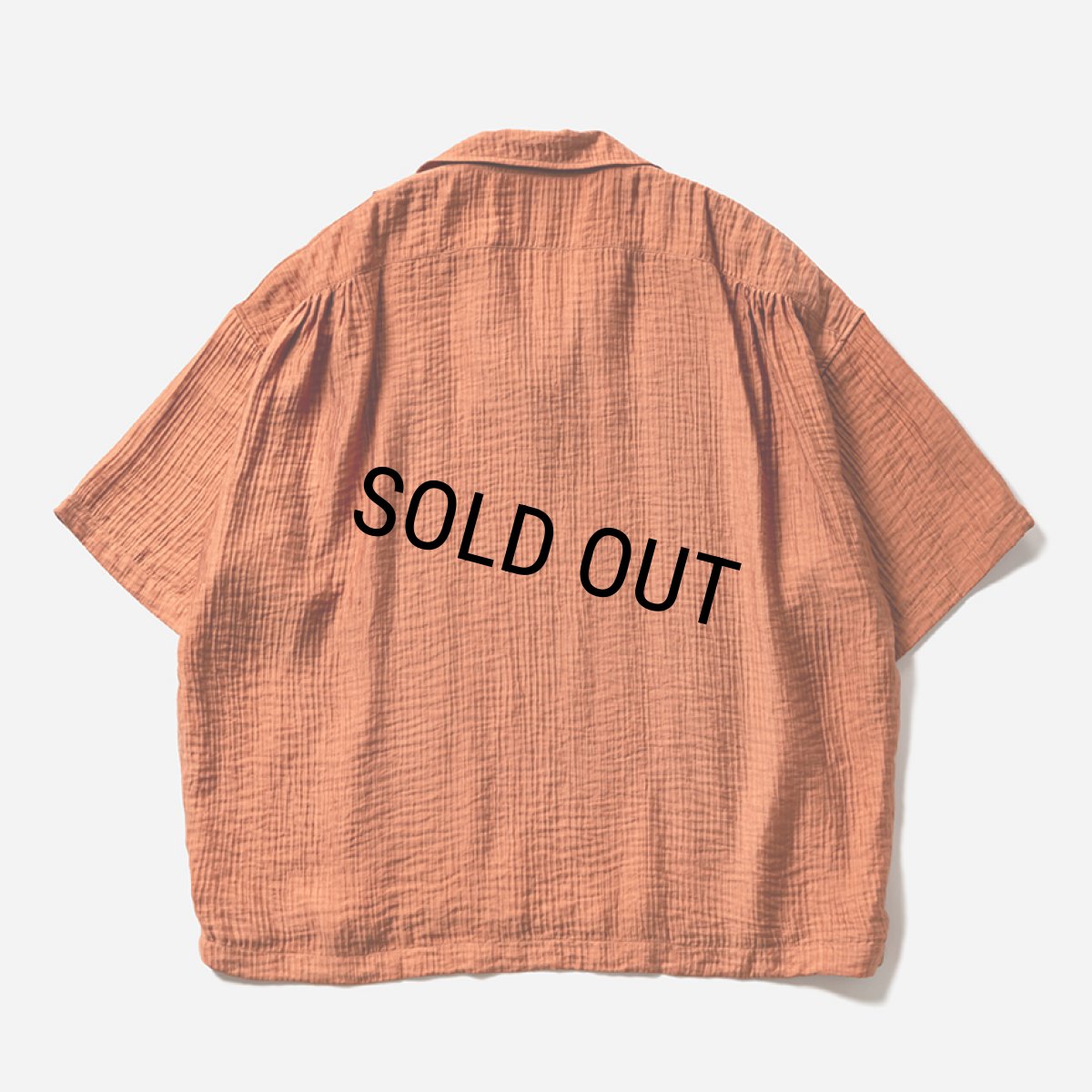 画像2: TIGHTBOOTH/RAYON CUBA OPEN POLO（Apricot）［レーヨンキューバオープンポロ-26夏］ (2)
