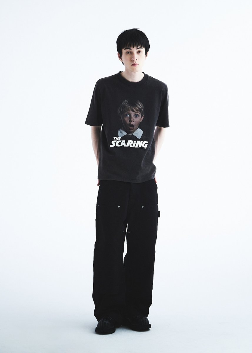 画像5: DAIRIKU/"The Scaring" Movie Printed H-S Tee（Sunburn Black）［プリントT-26秋冬］ (5)