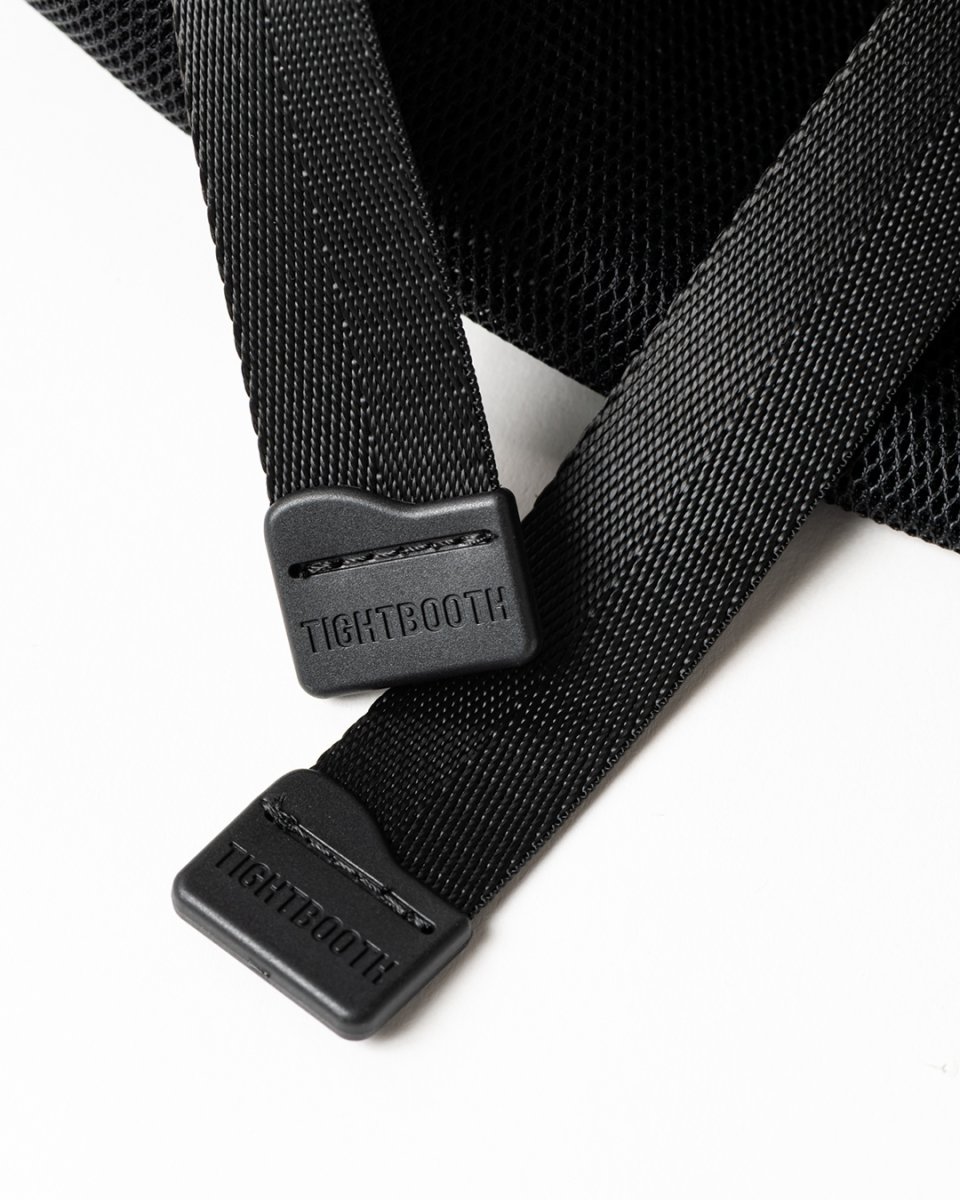 画像9: TIGHTBOOTH/LOGO MESH KNAPSACK（Black）［ロゴメッシュナップサック-26夏］ (9)