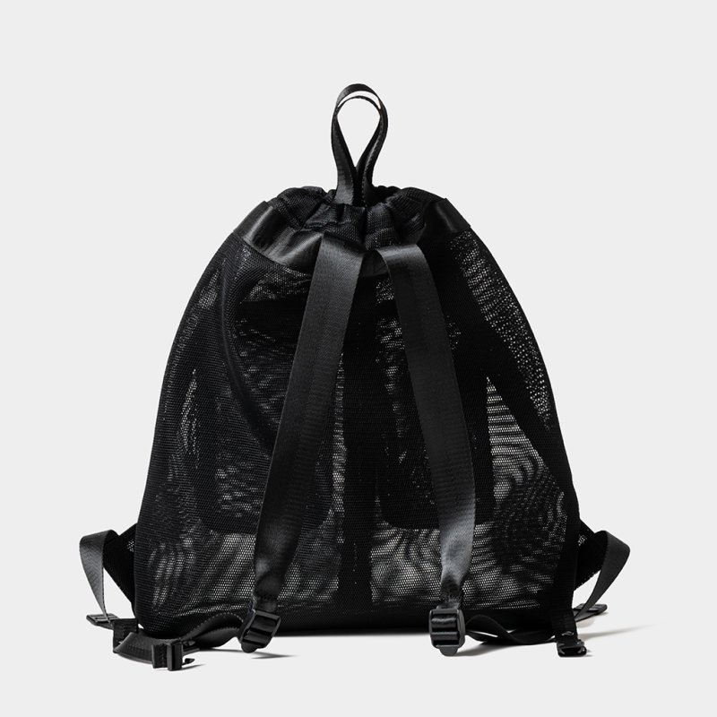 画像2: TIGHTBOOTH/LOGO MESH KNAPSACK（Black）［ロゴメッシュナップサック-26夏］