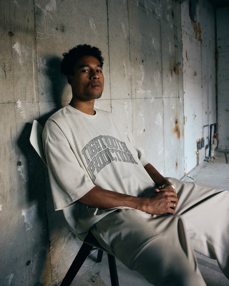 画像3: TIGHTBOOTH/CHIDRY COLLEGE S/S T-SHIRT（Ivory）［カレッジT-26夏］