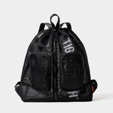 画像1: TIGHTBOOTH/LOGO MESH KNAPSACK（Black）［ロゴメッシュナップサック-26夏］ (1)