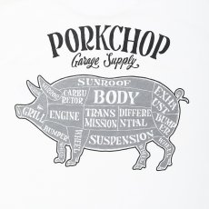 画像4: PORKCHOP/PORK BACK TEE（WHITE）［ポークバックT-26春夏］ (4)