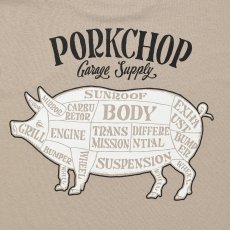 画像4: PORKCHOP/PORK BACK TEE（SAND）［ポークバックT-26春夏］ (4)