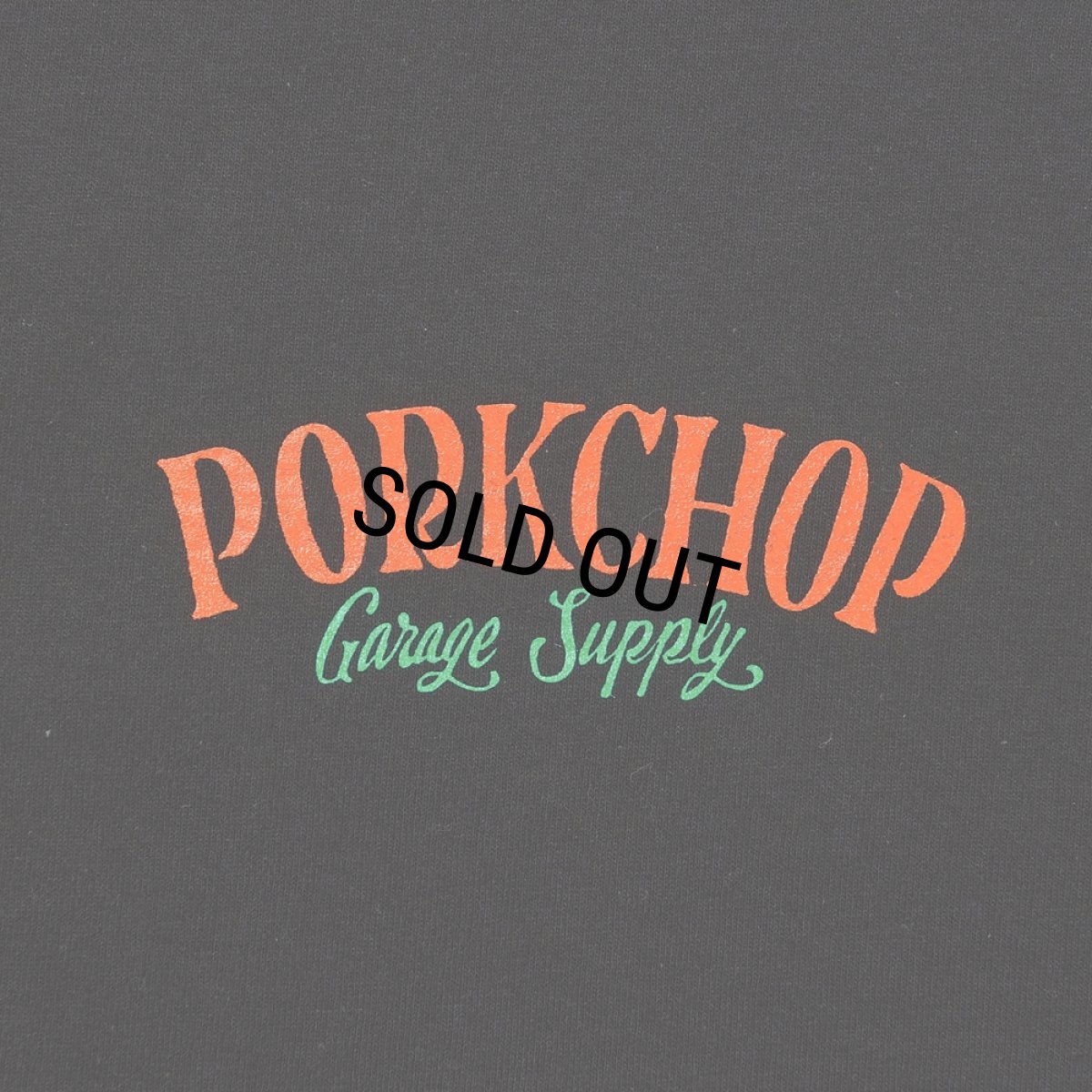 画像3: PORKCHOP/PORK BACK TEE（BLACK）［ポークバックT-26春夏］ (3)