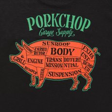 画像4: PORKCHOP/PORK BACK TEE（BLACK）［ポークバックT-26春夏］ (4)